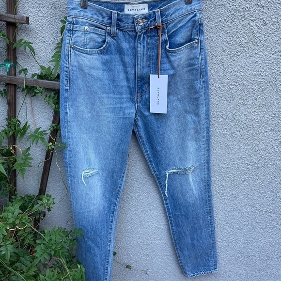SLVRLAKE Beatnik High Rise Slim Jean in Trouble Maker New with Tags! - Picture 3 of 10